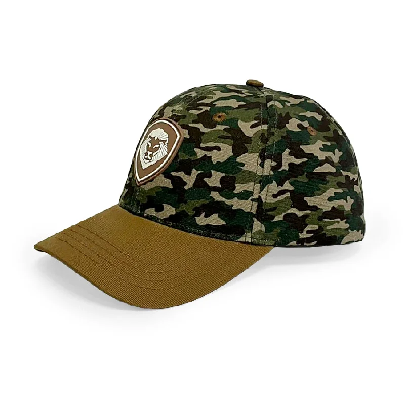 Protective Hat-VT Shield Logo Future Looks Bright Camo Brown Snapback Hat