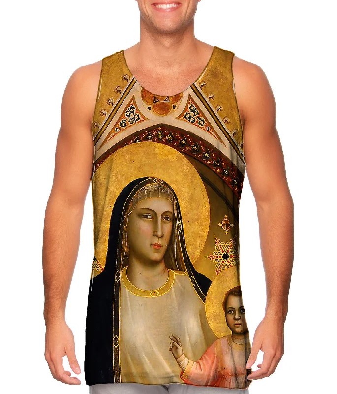 Racerback Tank Top-Giotto di Bondone - "Ognissanti Madonna"