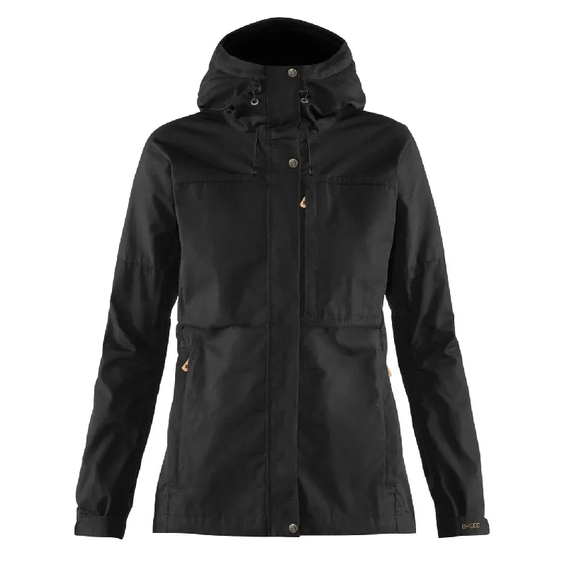 Puffer Jacket-Fjallraven Womens Kaipak Jacket Black