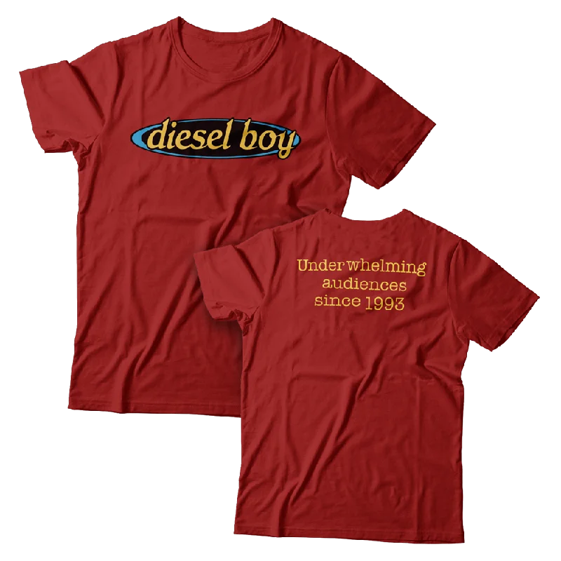 Custom T-Shirt-DIESEL BOY - "Oval Logo" (Cardinal Red) (T-Shirt)