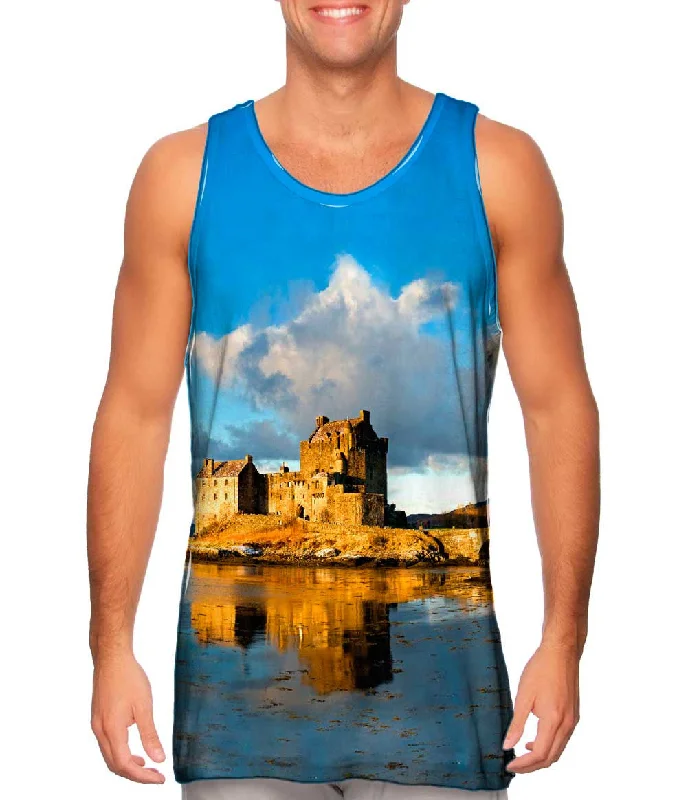 Minimalist Tank Top-Eilean Donan Castle Scotland