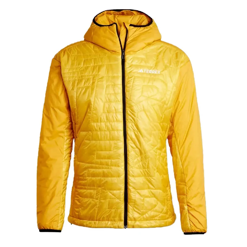 Casual Performance Jacket-Adidas Terrex Xperior Varilite Primaloft Hooded Jacket Preloved Yellow