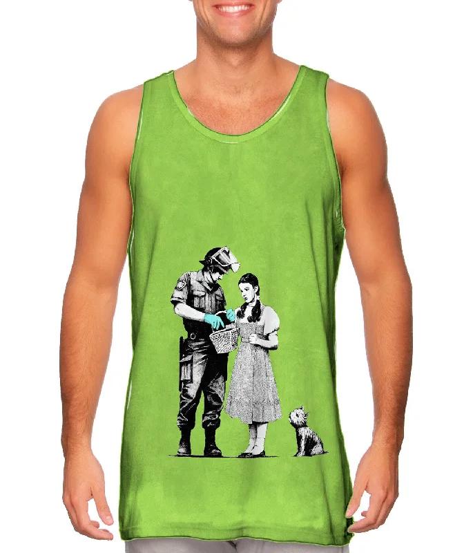 Athletic Vest-Graffiti Banksy Stop And Search