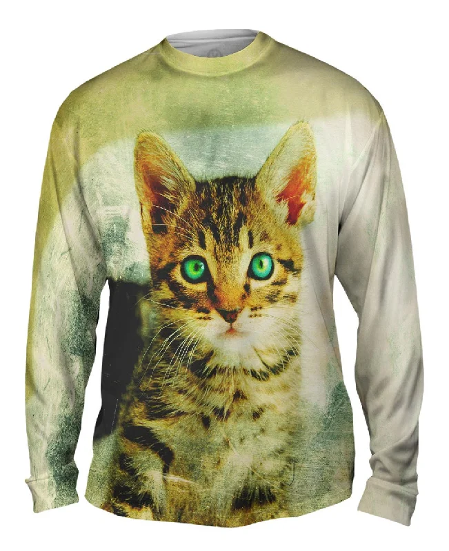 Stylish Button-Up Long Sleeve-Shear Kitten