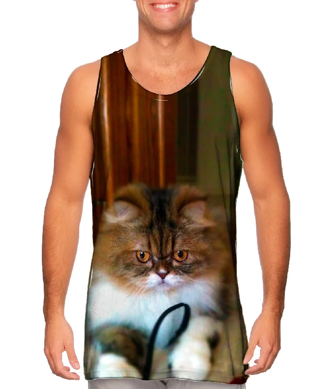 Stretch Fit Tank-Fall Soft Kitty Cat