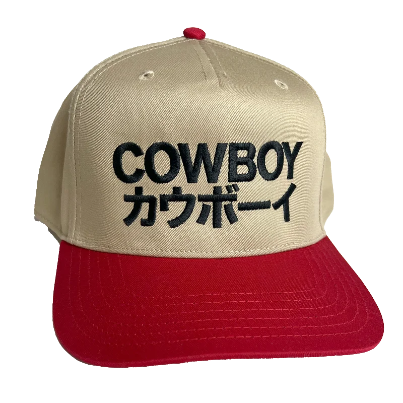 Wool Hat-Cowboy Hat Japan Red Snapback Cap