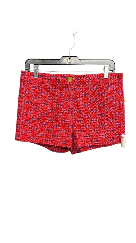 Basketball Shorts-Shorts Designer By Tory Burch In Pink & Red, Size: 4