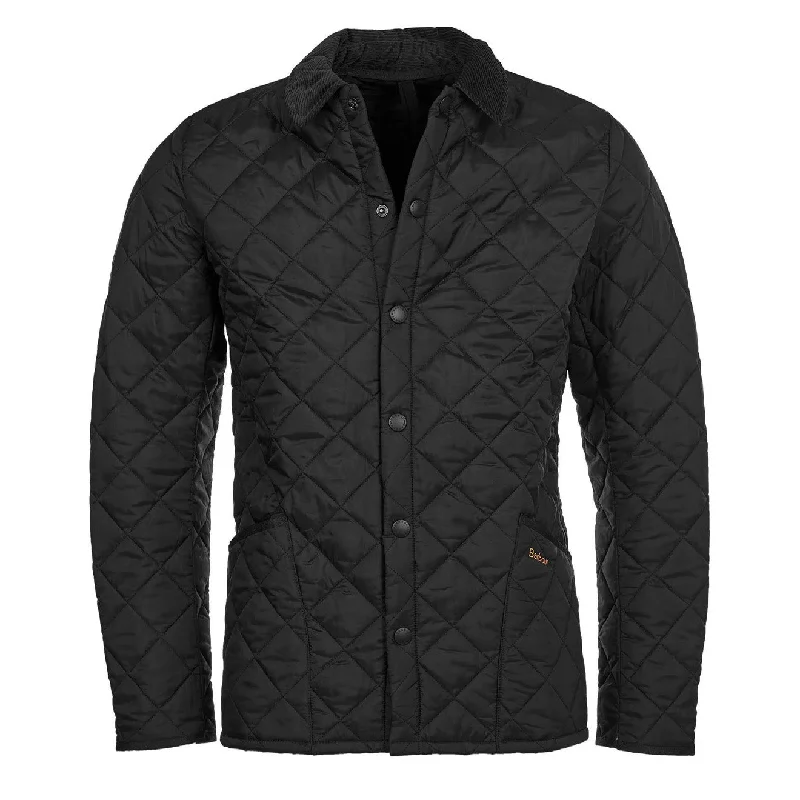 Fashion Jacket-Barbour Heritage Liddesdale Quilt Jacket Black