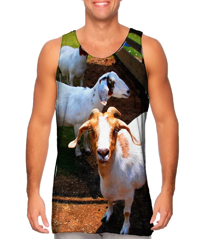 Sleeveless Workout Shirt-Goat Convention