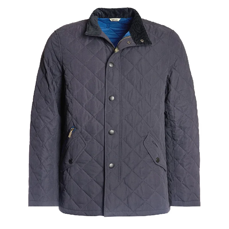 Sporty Jacket-Barbour Shoveler Quilt Jacket Navy