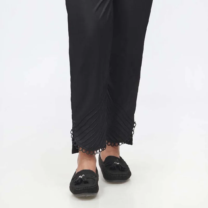 Performance Jogger Pants-Black Laced Cambric Slim Fit Trouser PW3609