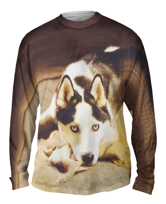 Relaxed Button-Up Long Sleeve-Serious Husky