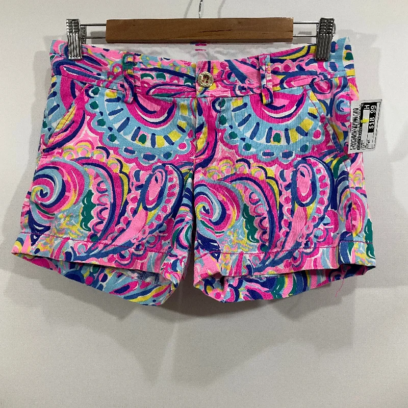 Slim Fit Shorts-Shorts By Lilly Pulitzer In Multi-colored, Size: 00