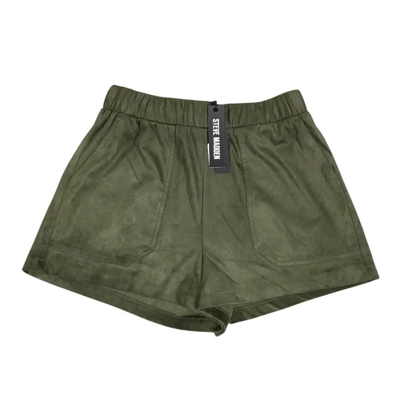 Multi-Pocket Shorts-Shorts By Steve Madden In Green, Size: S