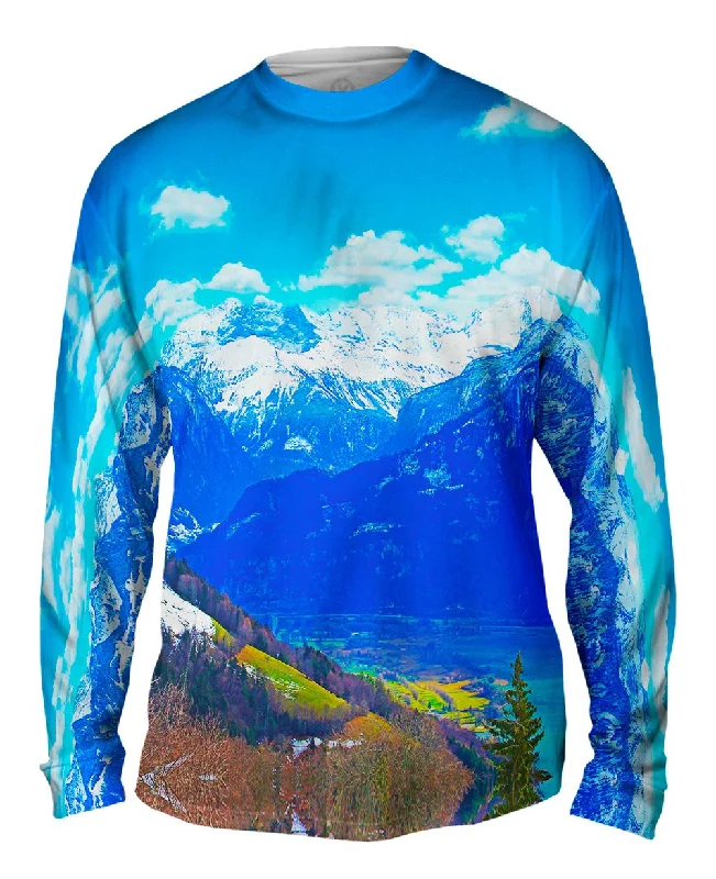 Long Sleeve Shirt-Swiss Alps