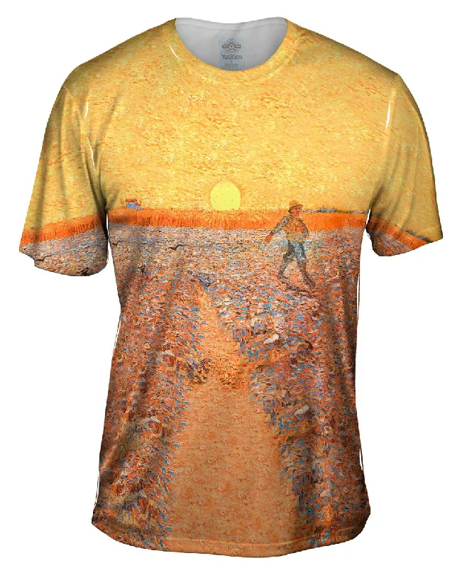 Premium Graphic T-Shirt-Vincent van Gogh - "The Sower" (1888)