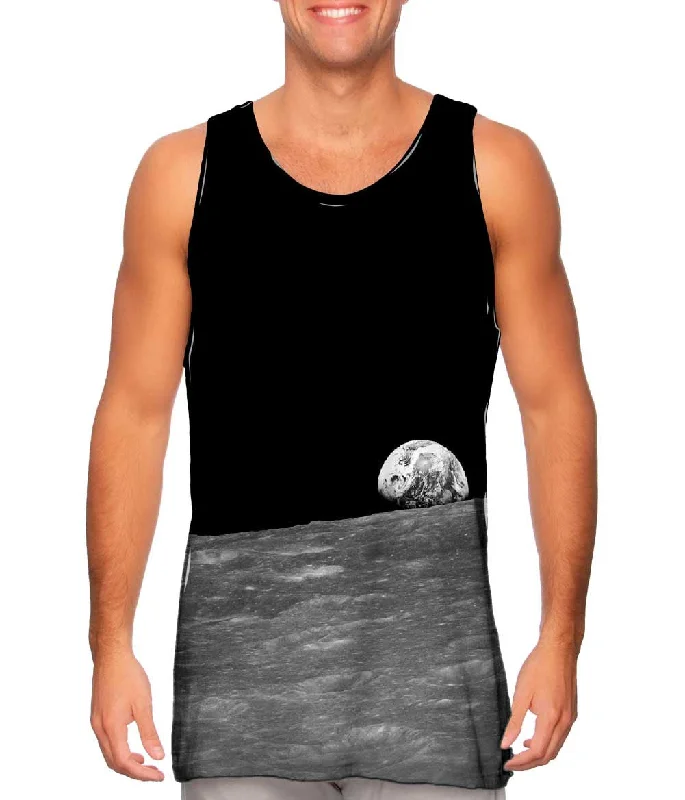 Outdoor Tank Top-Earth Rise Space