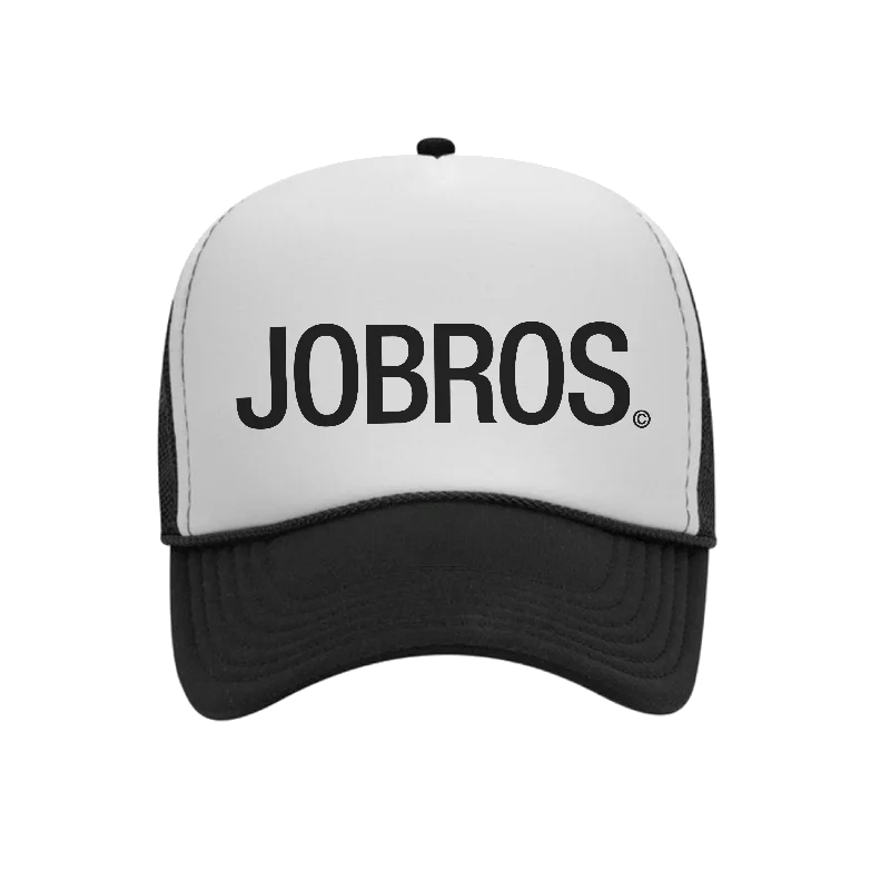 Unisex Hat-JB Trucker - Black+White