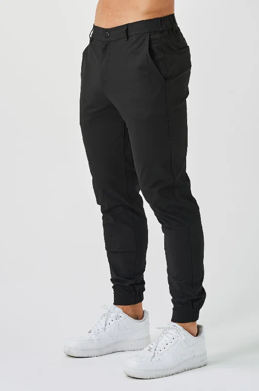 Casual Pants-EVERYDAY PANT - BLACK