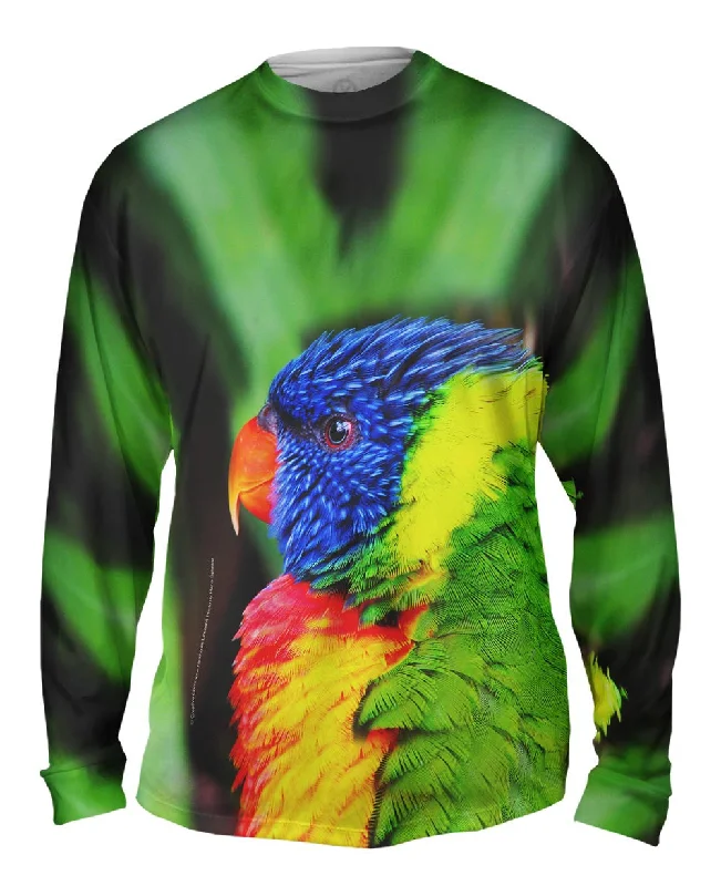 Athletic Long Sleeve-Rainbow Parrot