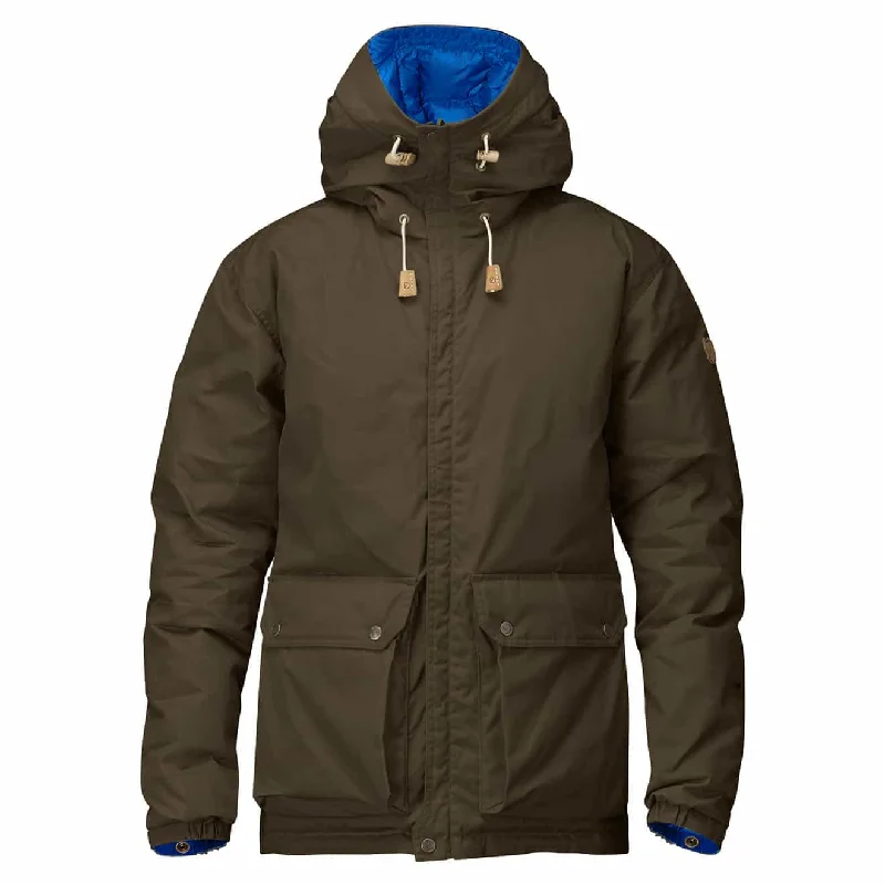 Puffer Jacket-Fjallraven Down Jacket No. 16 Dark Olive