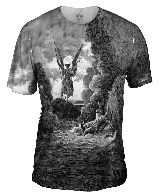 Cotton T-Shirt-Gustave Dore - "Paradise Lost 2" (1857)