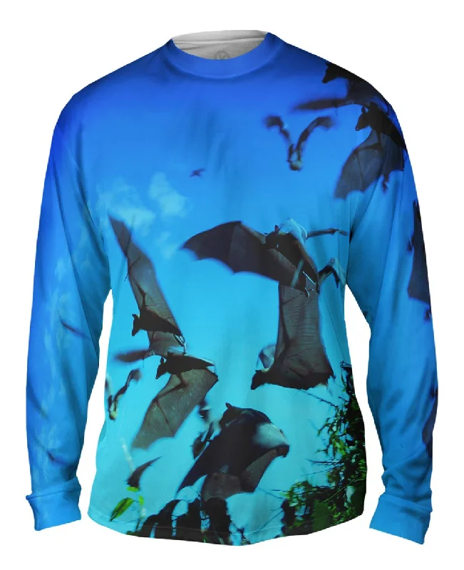 Graphic Long Sleeve-Old Film Bats