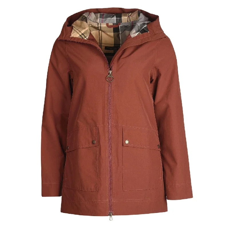 Adjustable Hood Jacket-Barbour Womens Armeria Jacket Spice / Dress