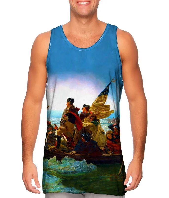 Summer Tank Top-Emanuel Leutze - "Washington Crossing The Delaware" (1851)