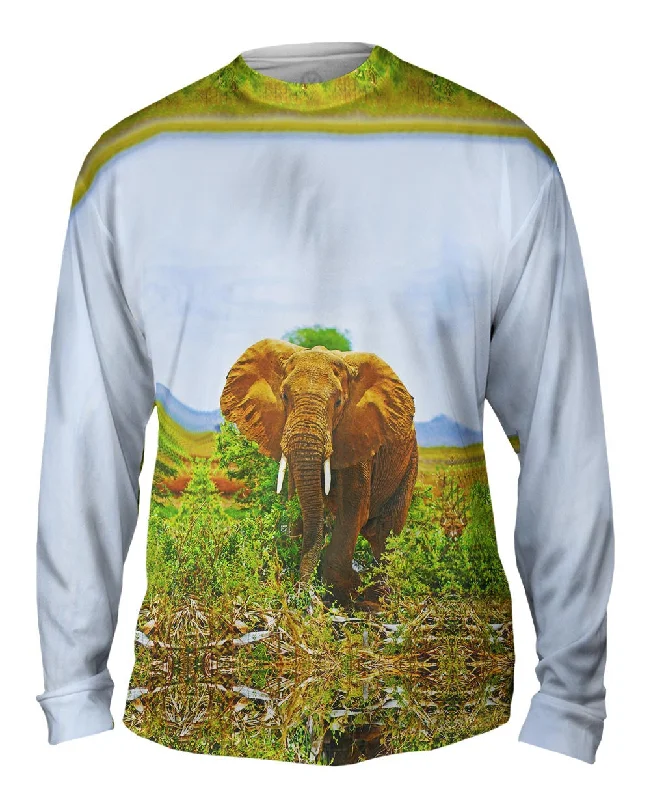 Thermal Long Sleeve Shirt-Safari Elephant