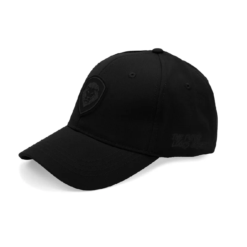 Iconic Snapback Hat-VT Shield Logo Future Looks Bright Black & Black Flex Fit Hat