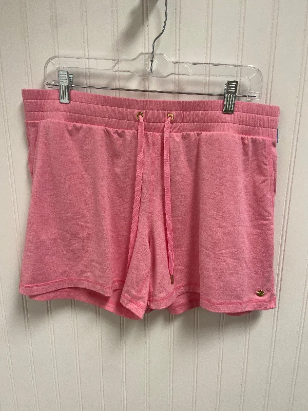 Plaid Shorts-Shorts Designer By Lilly Pulitzer In Pink, Size: L