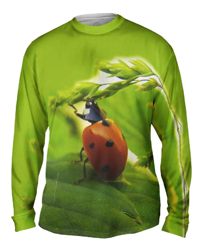 Casual Relaxed Long Sleeve-Pull Ups Ladybug