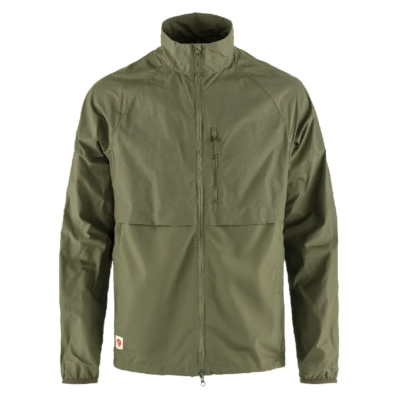 Trendy Jacket-Fjallraven HC Hybrid Wind Jacket Green