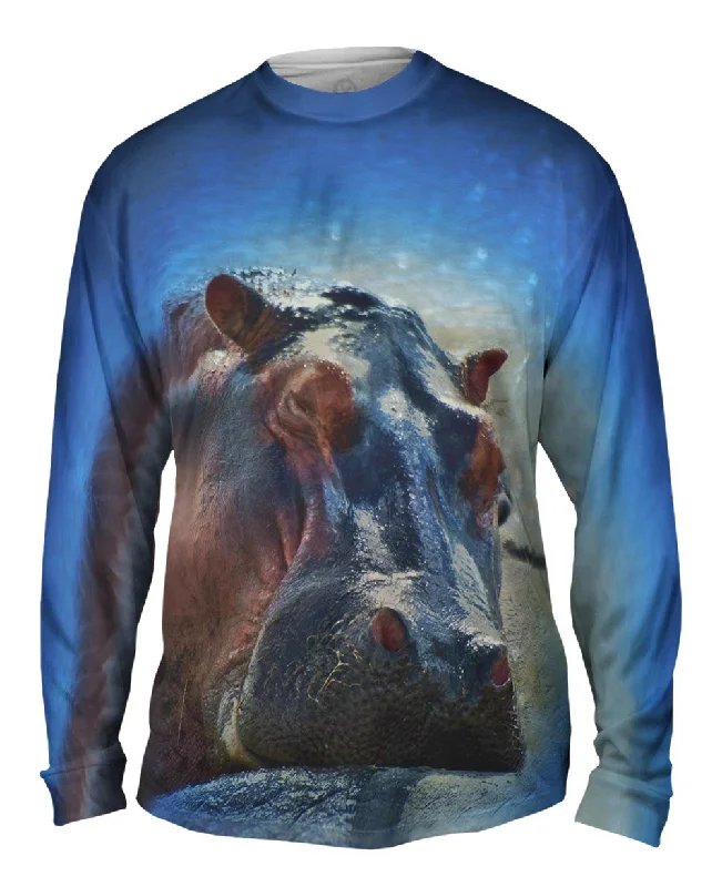 Classic Long Sleeve-Sleepy Hippo