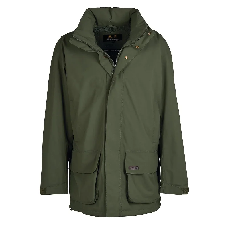 Classic Fleece Jacket-Barbour Swinton Waterproof Jacket Olive