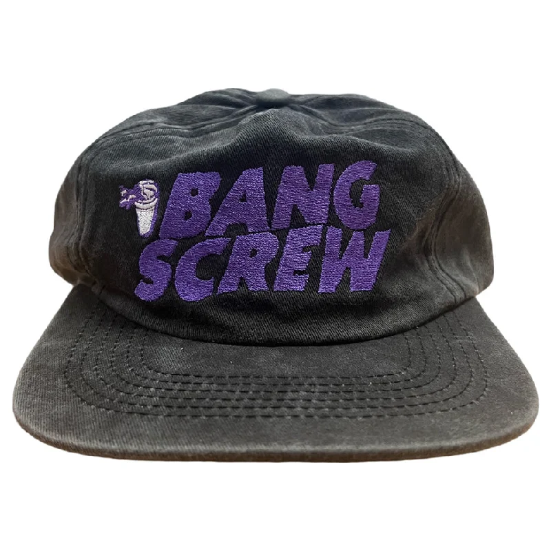 Athletic Hat-Bang Screw Embroidered Cap