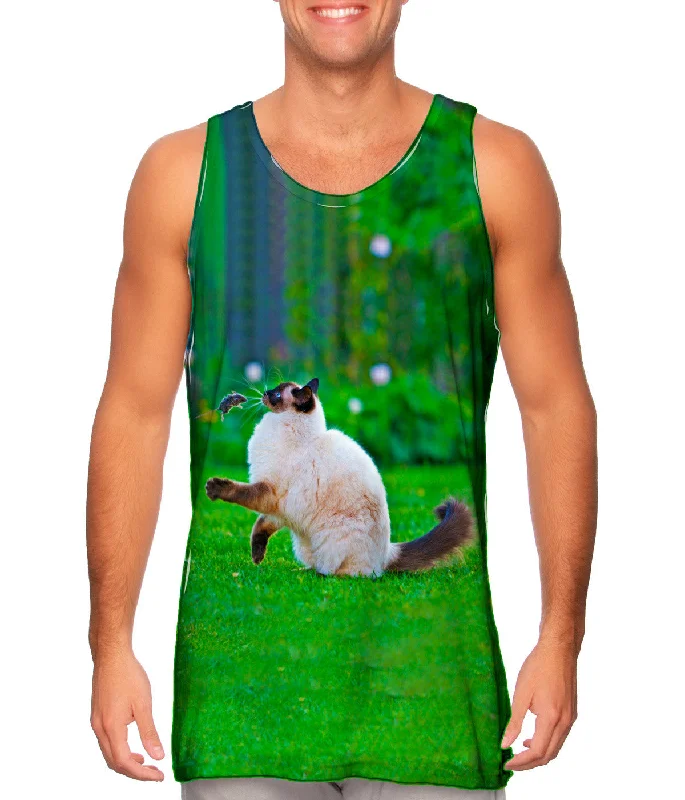 Relaxed Fit Tank-Game Of Cat And Mouse