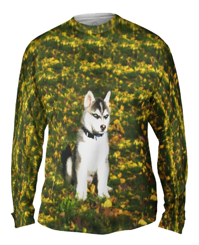 Crew Neck Long Sleeve-Small Husky