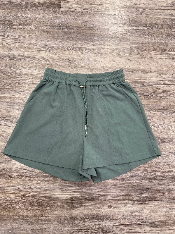 Adjustable Waist Shorts-Shorts By Varley In Green, Size: S