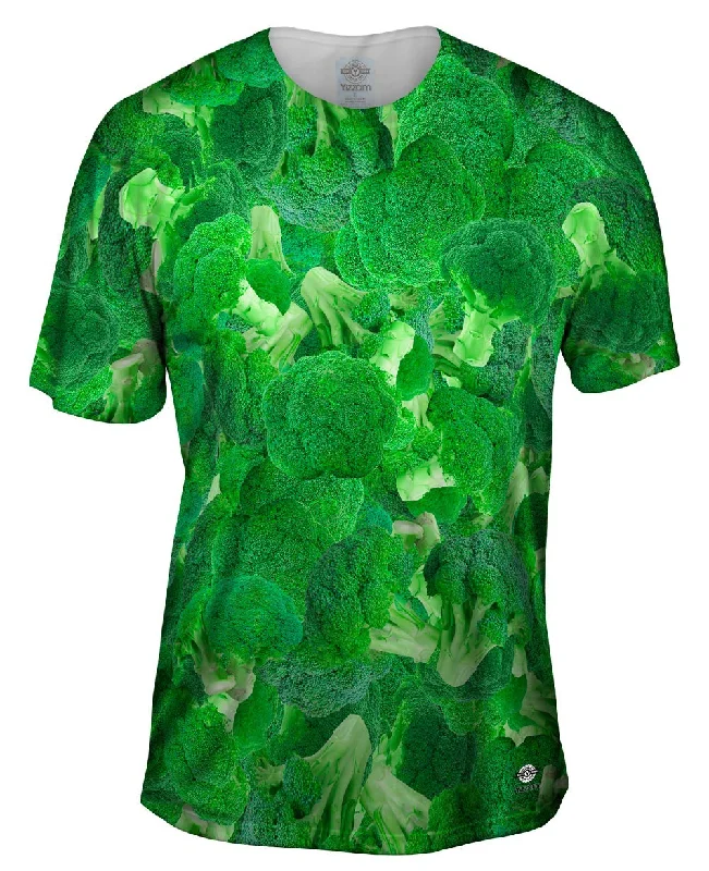 Lightweight Cotton T-Shirt-Broccoli