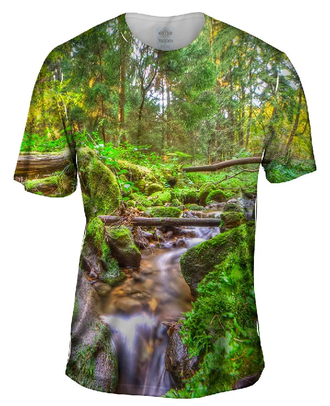 Breathable T-Shirt-Fall Forest