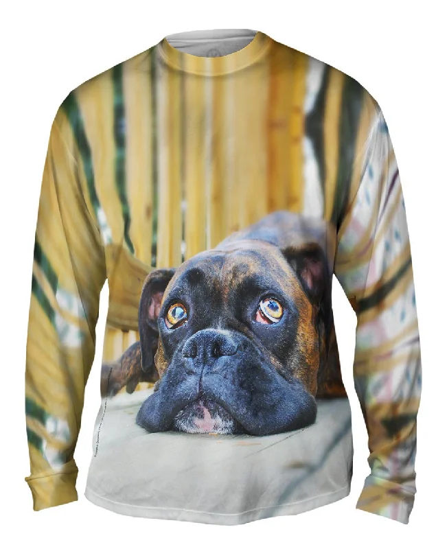 Printed Long Sleeve-Resting Boxer