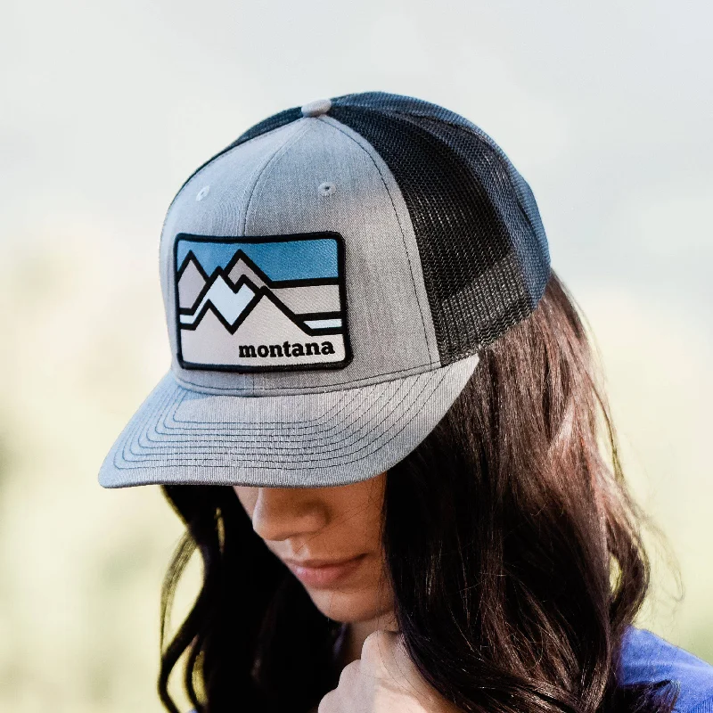 Breathable Hat-Colorblock Mountains Hat