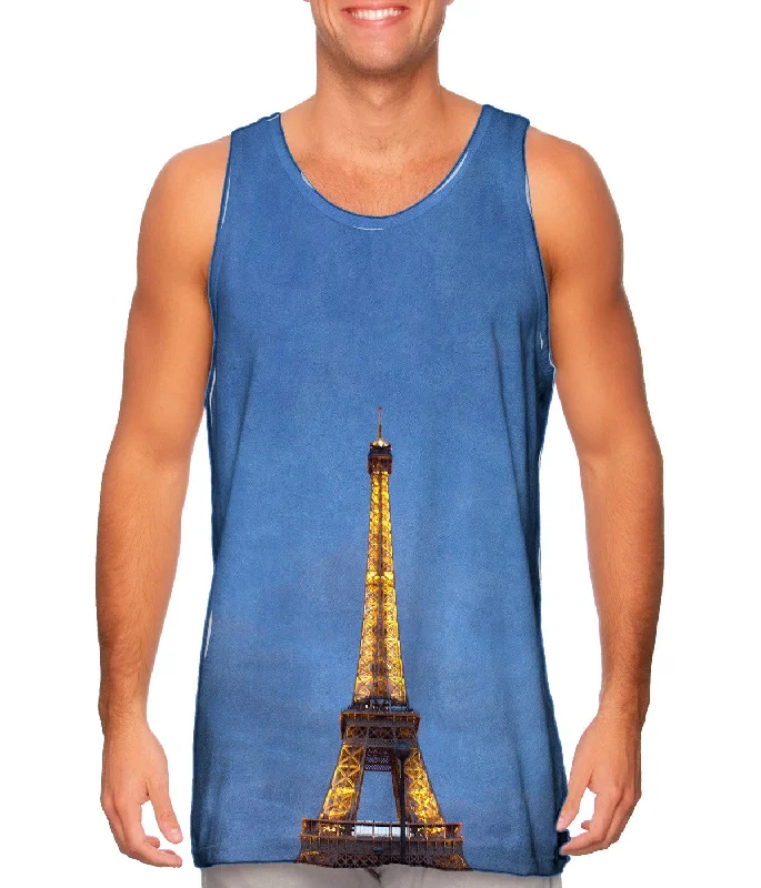 Basic Sleeveless Shirt-Eiffel Tower