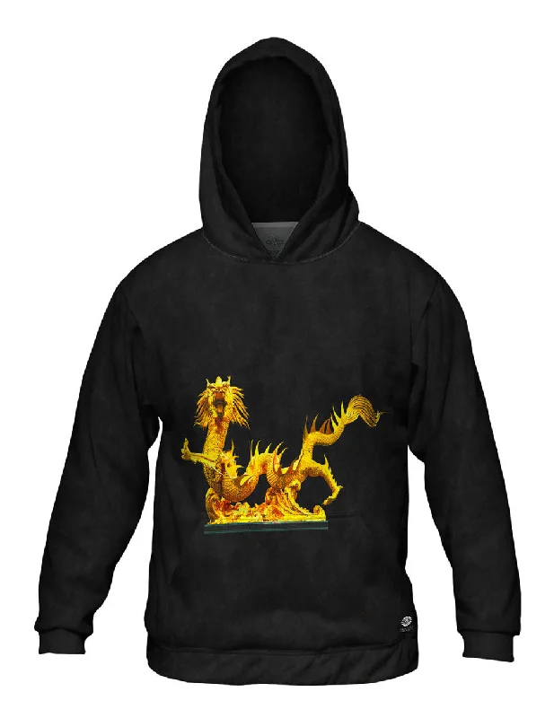 Cozy Hoodie-Golden Dragon Broncefigur Gold