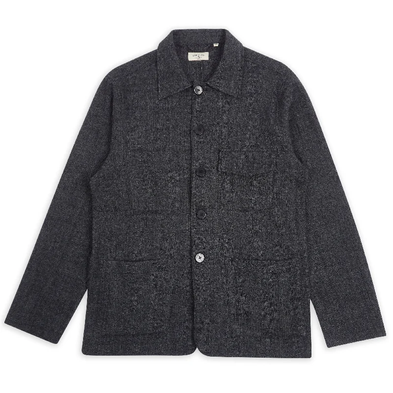 Expedition Jacket-Wool Jericho Jacket - Dark Grey