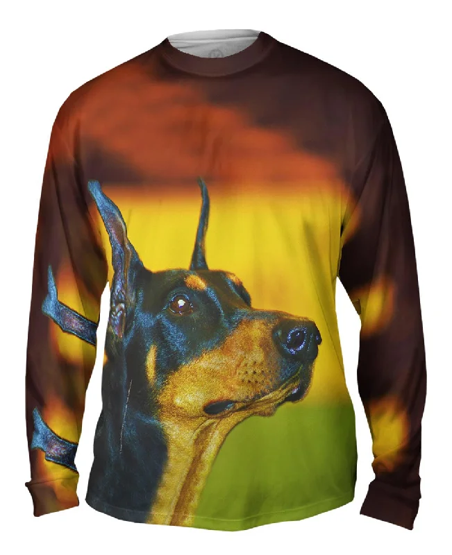 Premium Button-Up Long Sleeve-Prestigious Doberman