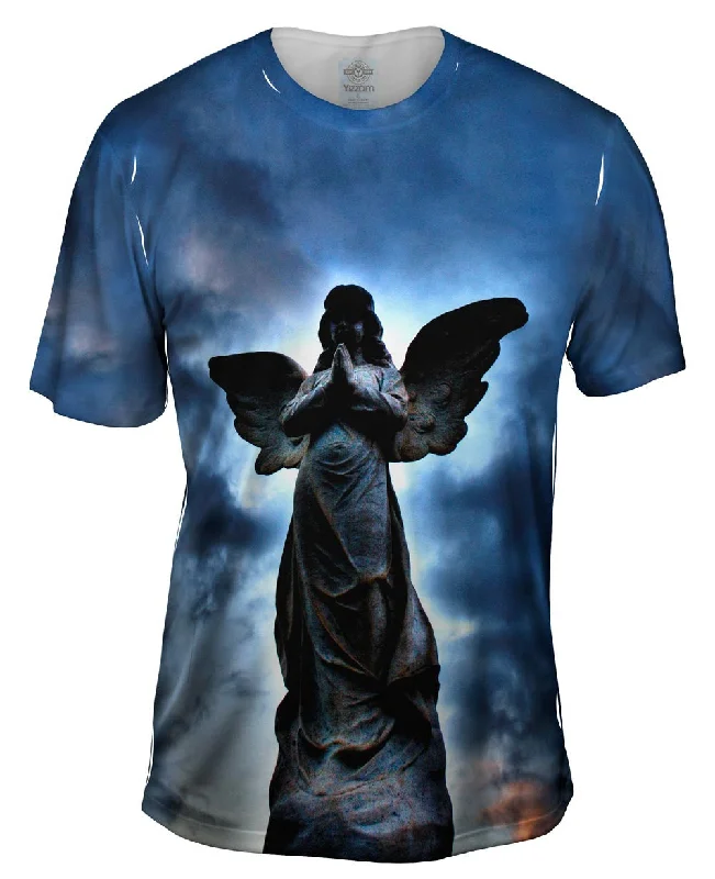 Short Sleeve T-Shirt-Cemetery Angel