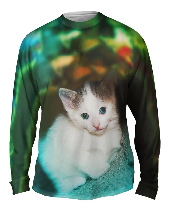 Wool Long Sleeve-Relaxing Kitten